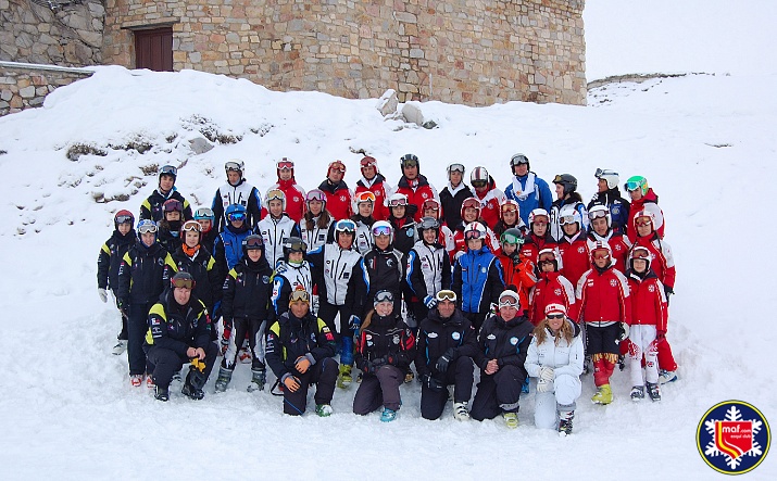 Con los amigos del Pajares Esquí Club